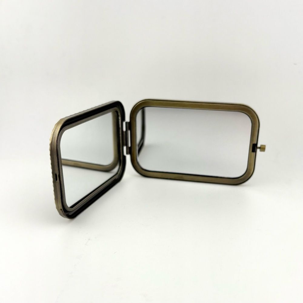 Vintage Style Peacock Design Dual Beauty Mirror NWOT - Picture 4 of 9